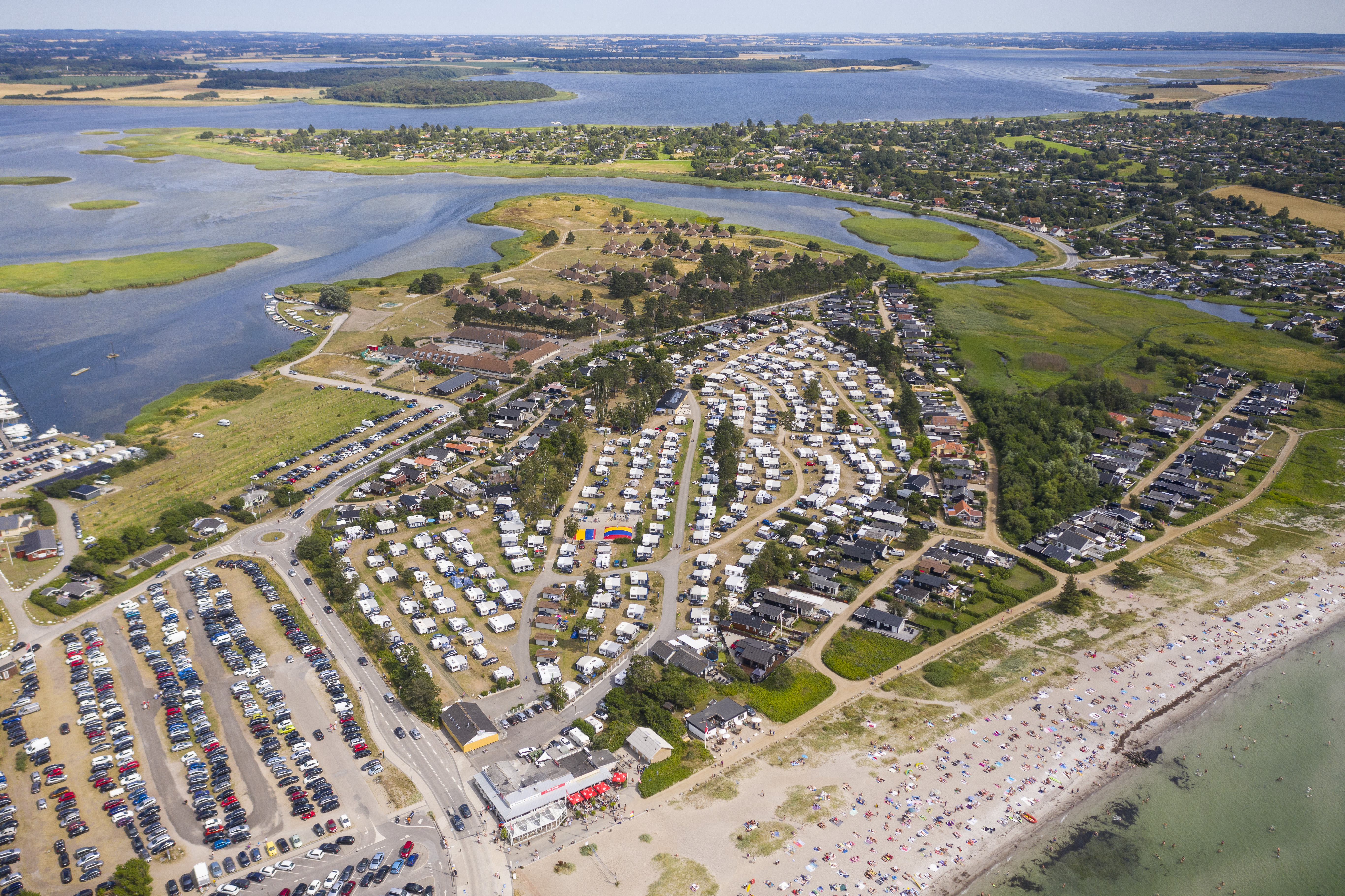 Enø Camping: Familiecamping ved skøn badestrand