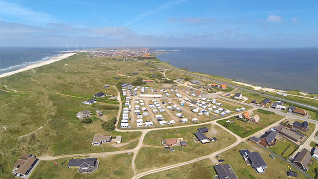 Hvide sande store camping